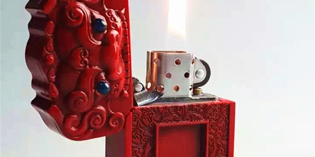 器皿打火机雕漆漆雕工艺