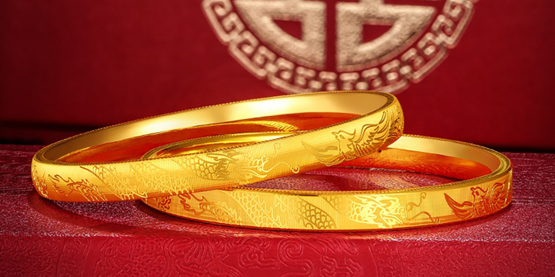 饰品三生三世黄金手镯