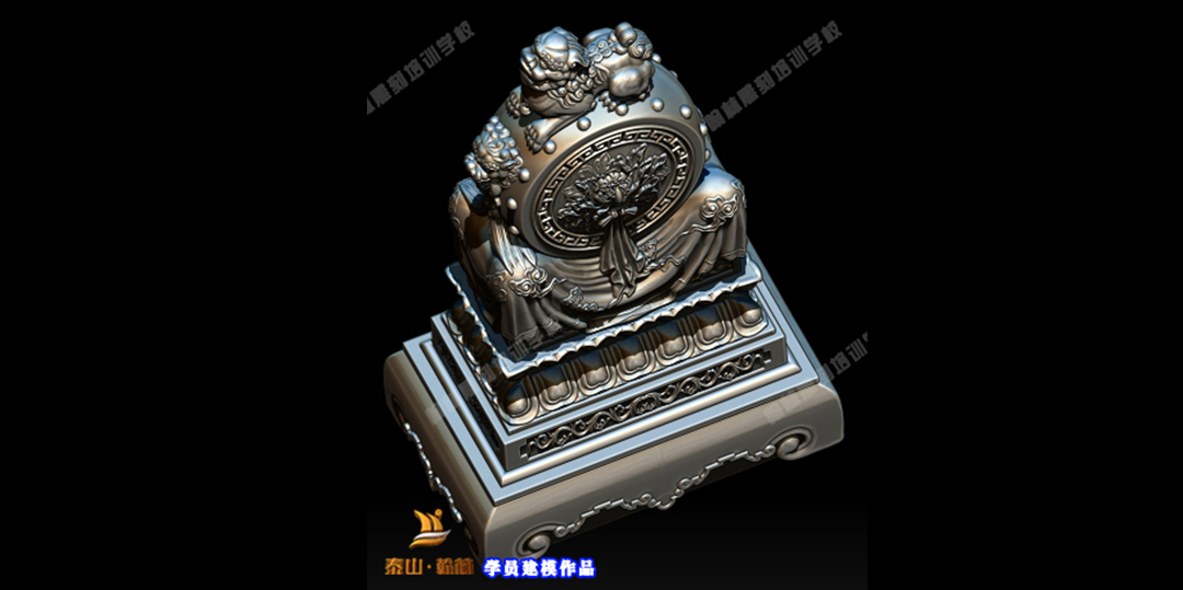 门墩圆雕设计作品