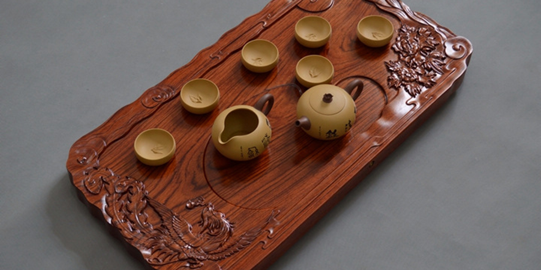木雕茶盘